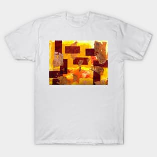 Copper Leaf Collage T-Shirt